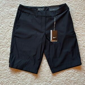 Black Nike golf shorts